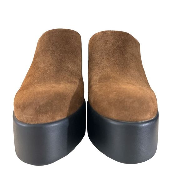 NWT Gianni Bini Bono So Chic Brown Suede Platform Mules 8 -  8.5 - Picture 6 of 9